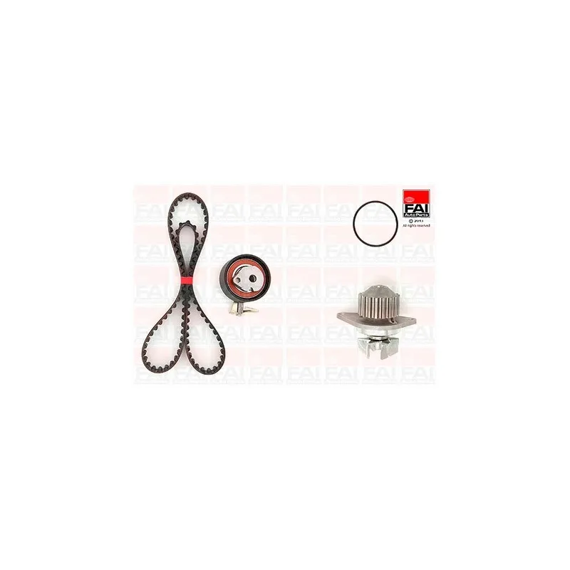 Pompe à eau + kit de courroie de distribution FAI AutoParts TBK145-6344