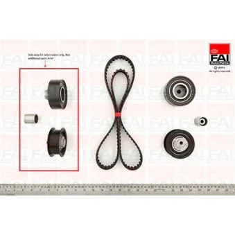 Kit de distribution FAI AutoParts TBK147