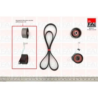 Kit de distribution FAI AutoParts TBK153