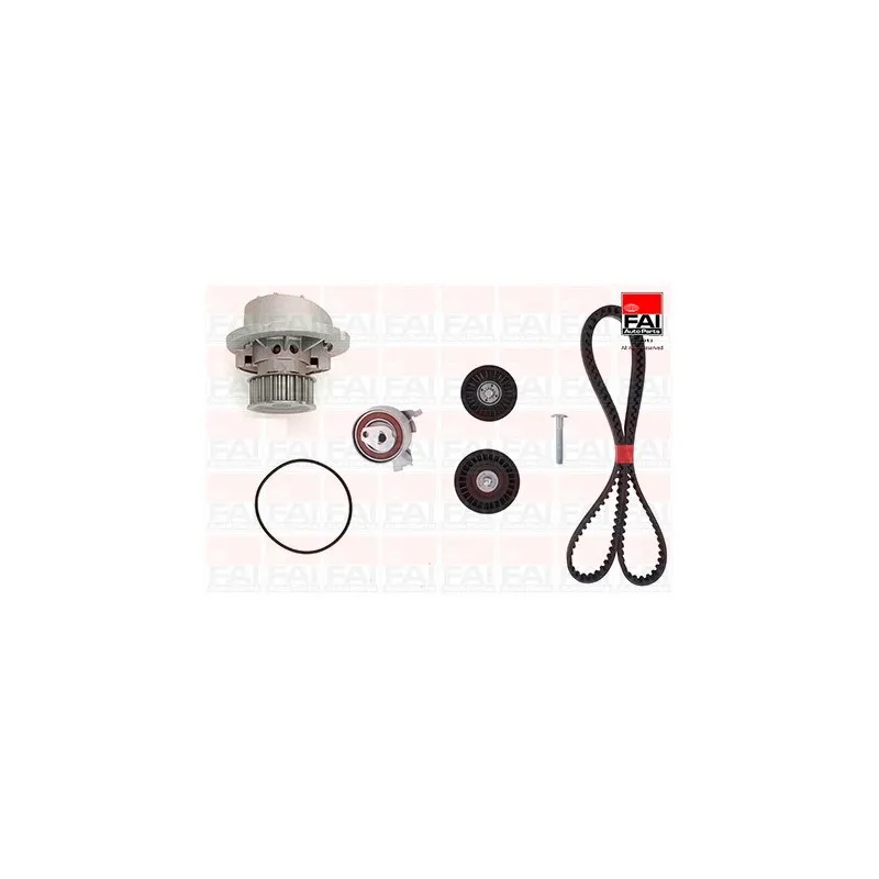 Pompe à eau + kit de courroie de distribution FAI AutoParts TBK156-6382