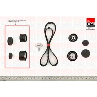 Kit de distribution FAI AutoParts TBK171