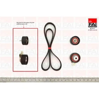 Kit de distribution FAI AutoParts TBK176