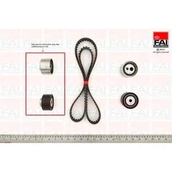 Kit de distribution FAI AutoParts TBK186