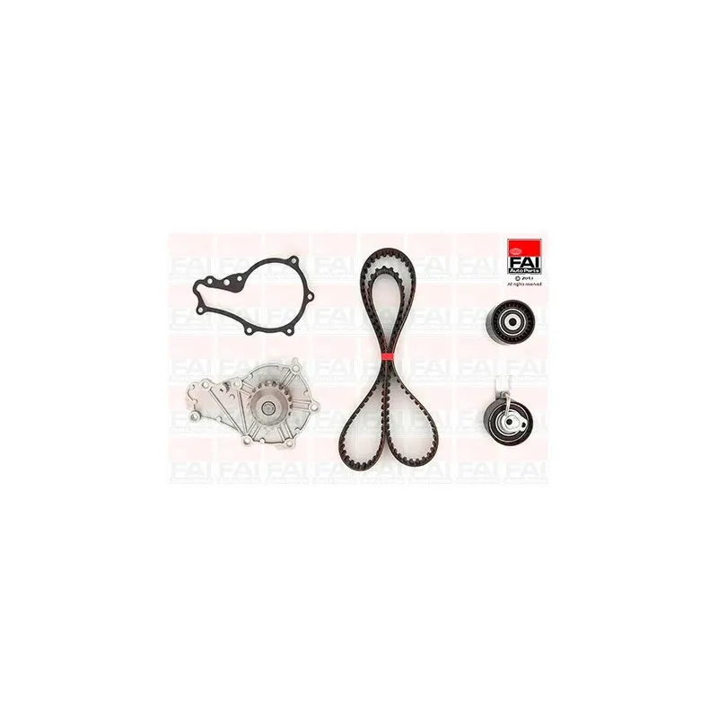 Pompe à eau + kit de courroie de distribution FAI AutoParts TBK190-6318