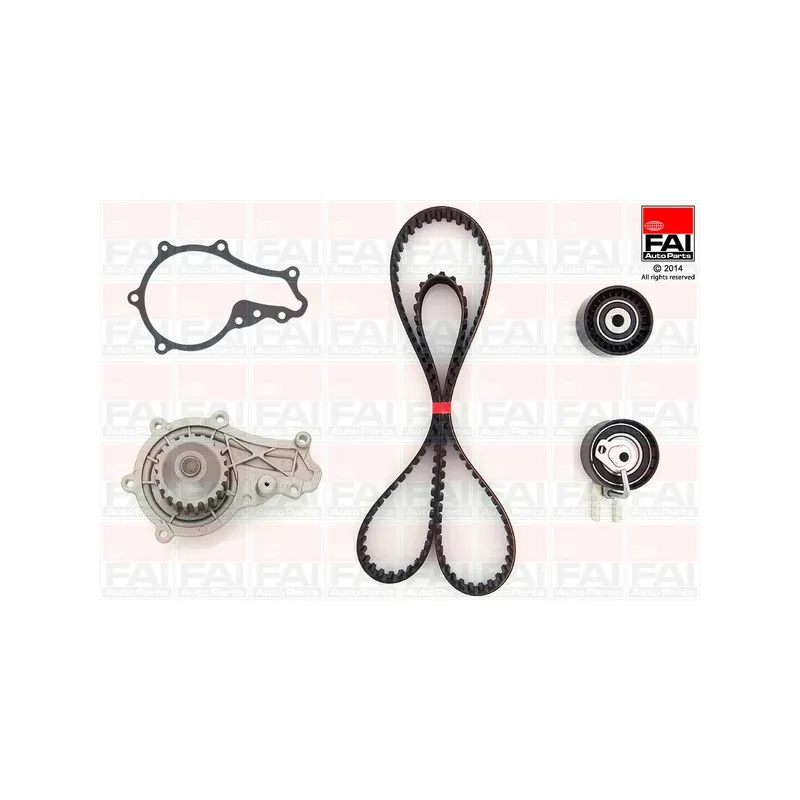 Pompe à eau + kit de courroie de distribution FAI AutoParts TBK192-6324