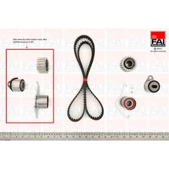 Kit de distribution FAI AutoParts TBK217