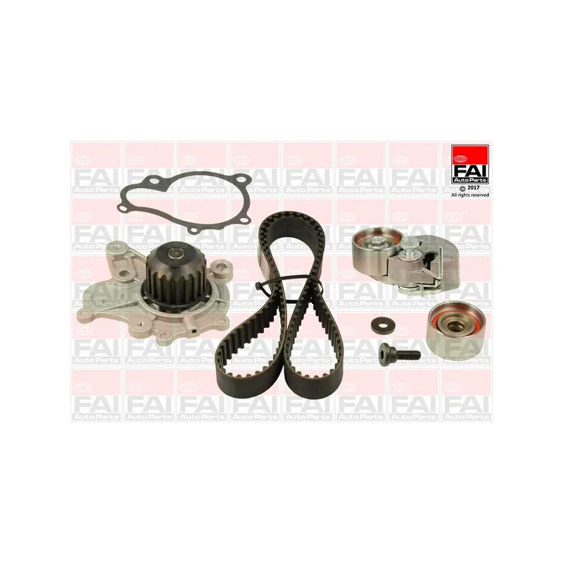 Pompe à eau + kit de courroie de distribution FAI AutoParts TBK225-6528
