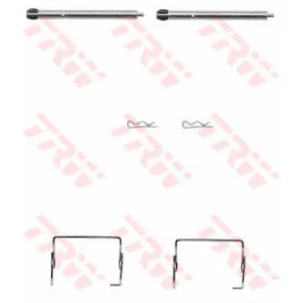 Kit d'accessoires, plaquette de frein à disque TRW PFK371