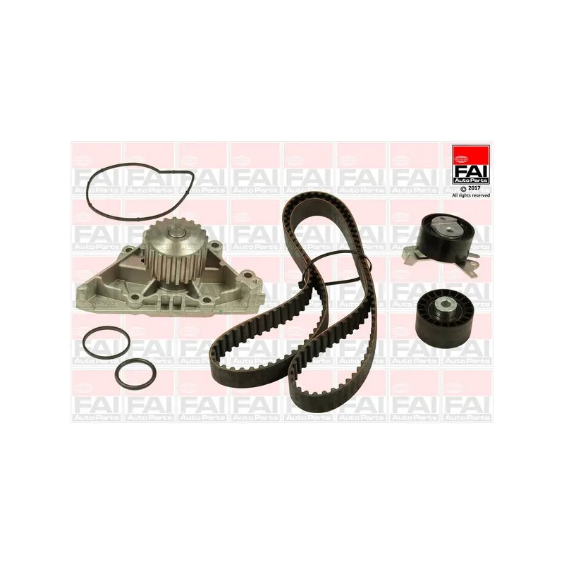 Pompe à eau + kit de courroie de distribution FAI AutoParts TBK255-6440