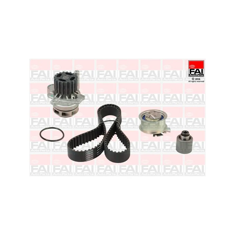 Pompe à eau + kit de courroie de distribution FAI AutoParts TBK345-6335