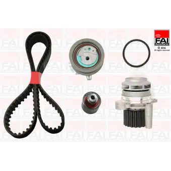 Pompe à eau + kit de courroie de distribution FAI AutoParts TBK345-6438