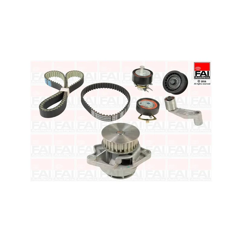 Pompe à eau + kit de courroie de distribution FAI AutoParts TBK346-6210