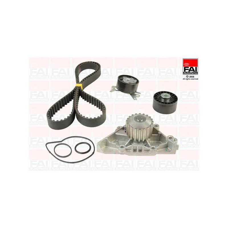 Pompe à eau + kit de courroie de distribution FAI AutoParts TBK369-6440