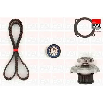 Pompe à eau + kit de courroie de distribution FAI AutoParts TBK371-6296