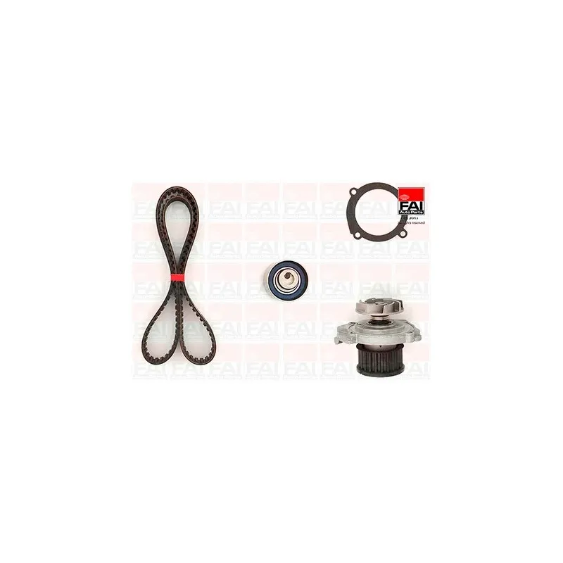 Pompe à eau + kit de courroie de distribution FAI AutoParts TBK371-6296