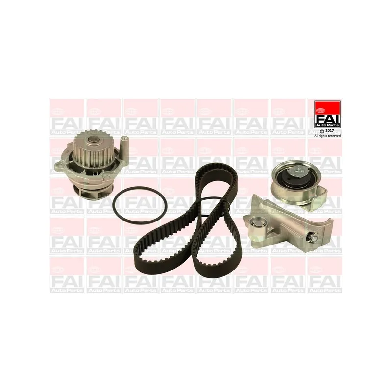 Pompe à eau + kit de courroie de distribution FAI AutoParts TBK385-6127