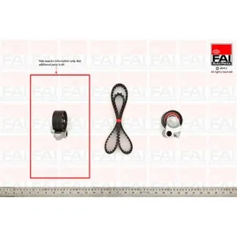 Kit de distribution FAI AutoParts TBK450