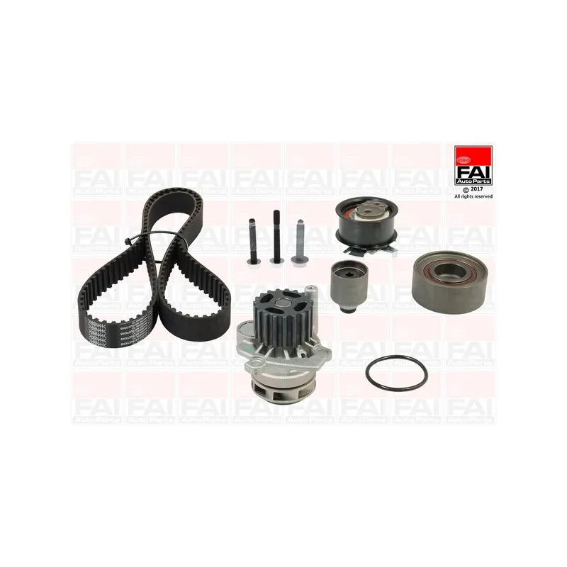 Pompe à eau + kit de courroie de distribution FAI AutoParts TBK455-6335