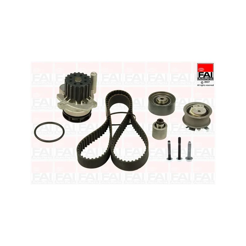Pompe à eau + kit de courroie de distribution FAI AutoParts TBK455-6577