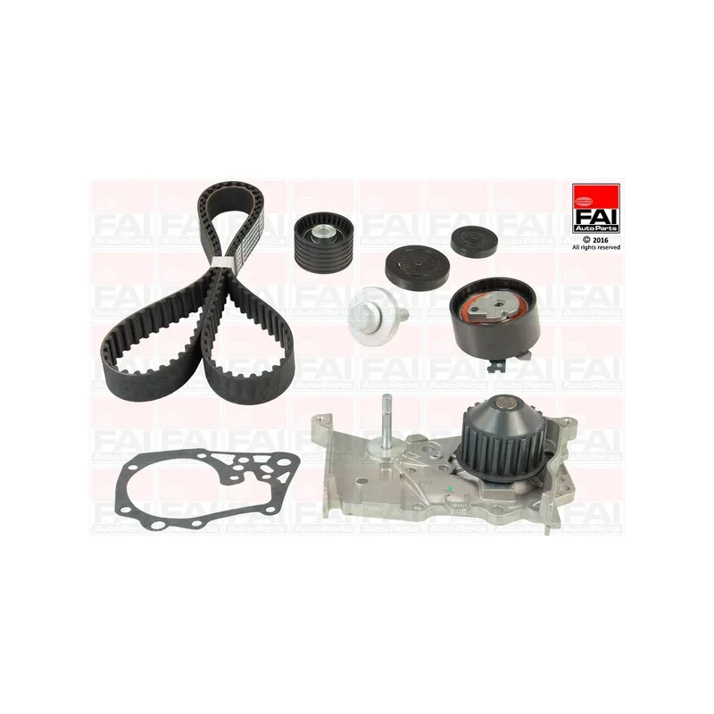 Pompe à eau + kit de courroie de distribution FAI AutoParts TBK460-6609