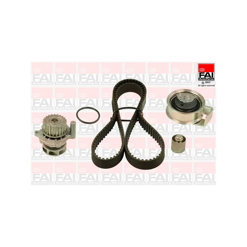 Pompe à eau + kit de courroie de distribution FAI AutoParts TBK476-6128