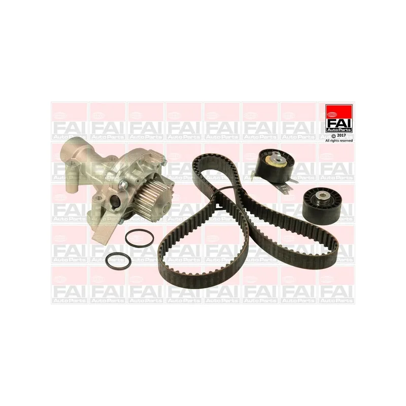 Pompe à eau + kit de courroie de distribution FAI AutoParts TBK482-6477