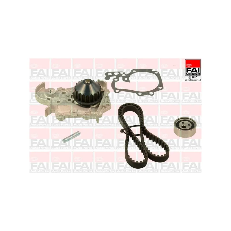 Pompe à eau + kit de courroie de distribution FAI AutoParts TBK484-6123