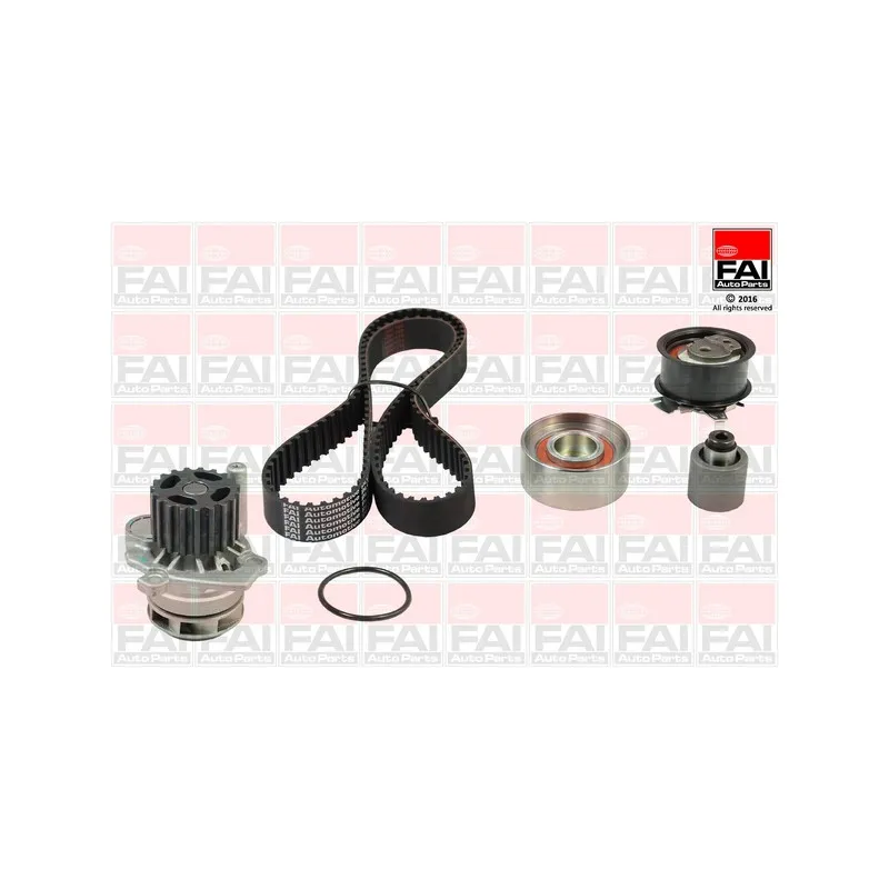 Pompe à eau + kit de courroie de distribution FAI AutoParts TBK485-6335