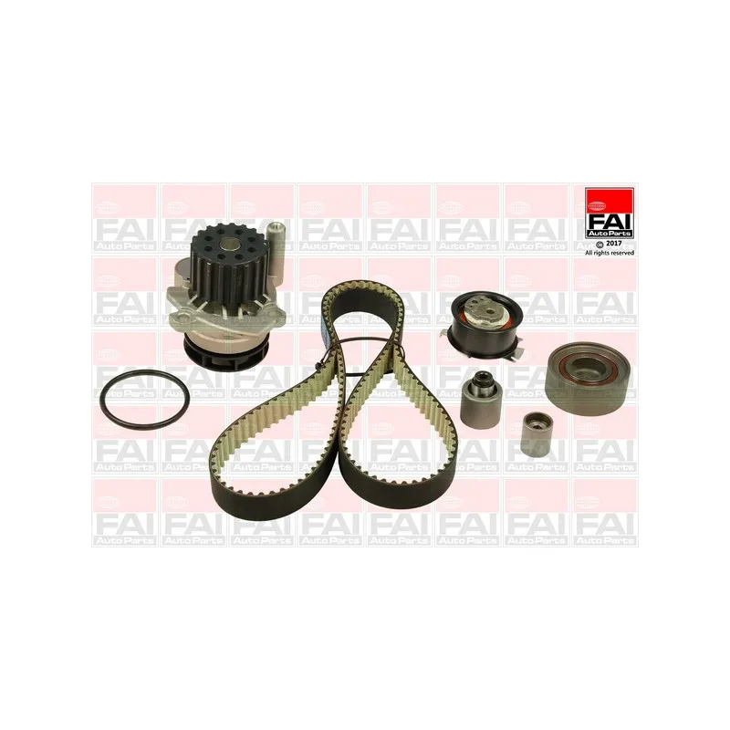 Pompe à eau + kit de courroie de distribution FAI AutoParts TBK486-6577