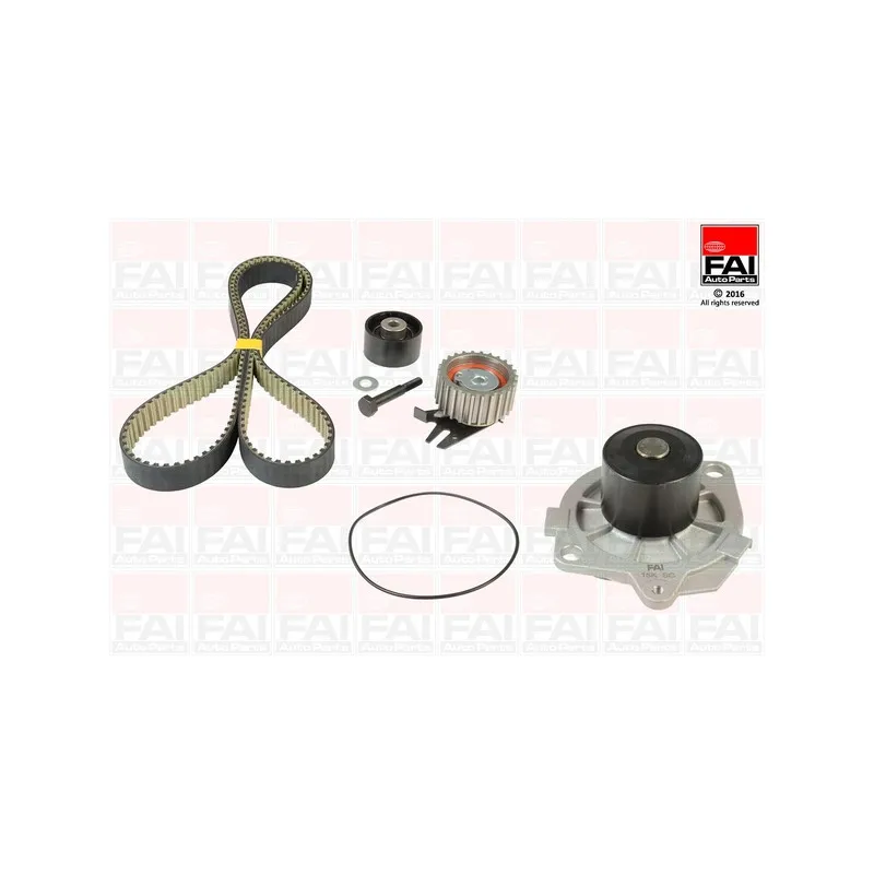 Pompe à eau + kit de courroie de distribution FAI AutoParts TBK493-6228