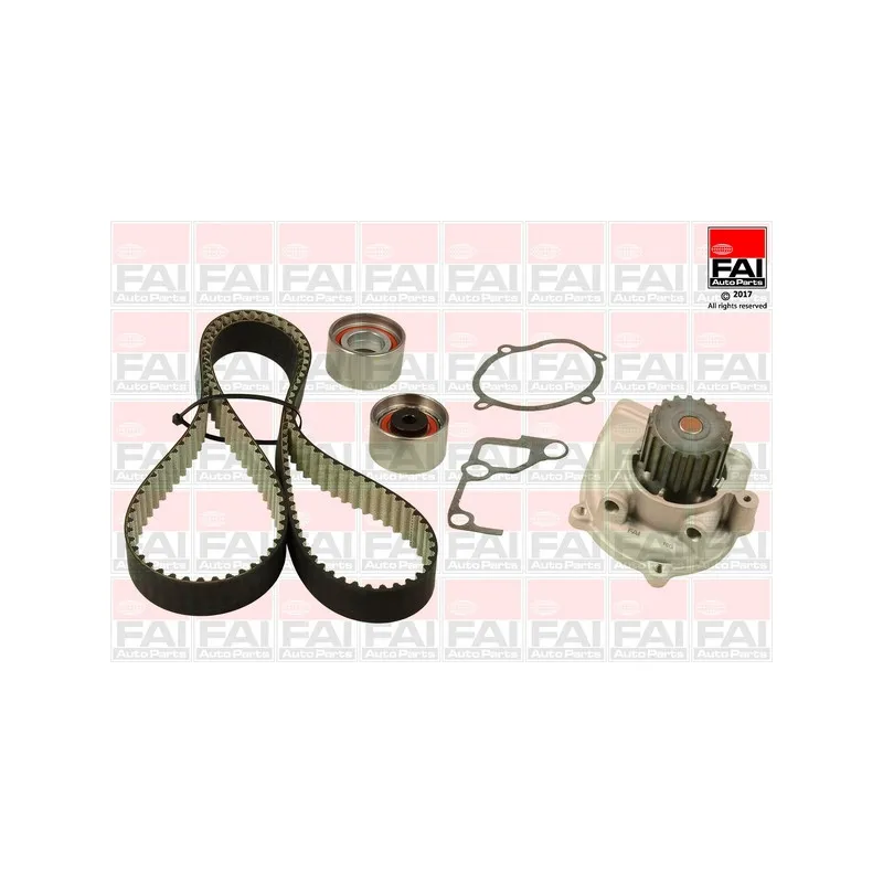 Pompe à eau + kit de courroie de distribution FAI AutoParts TBK504-6488