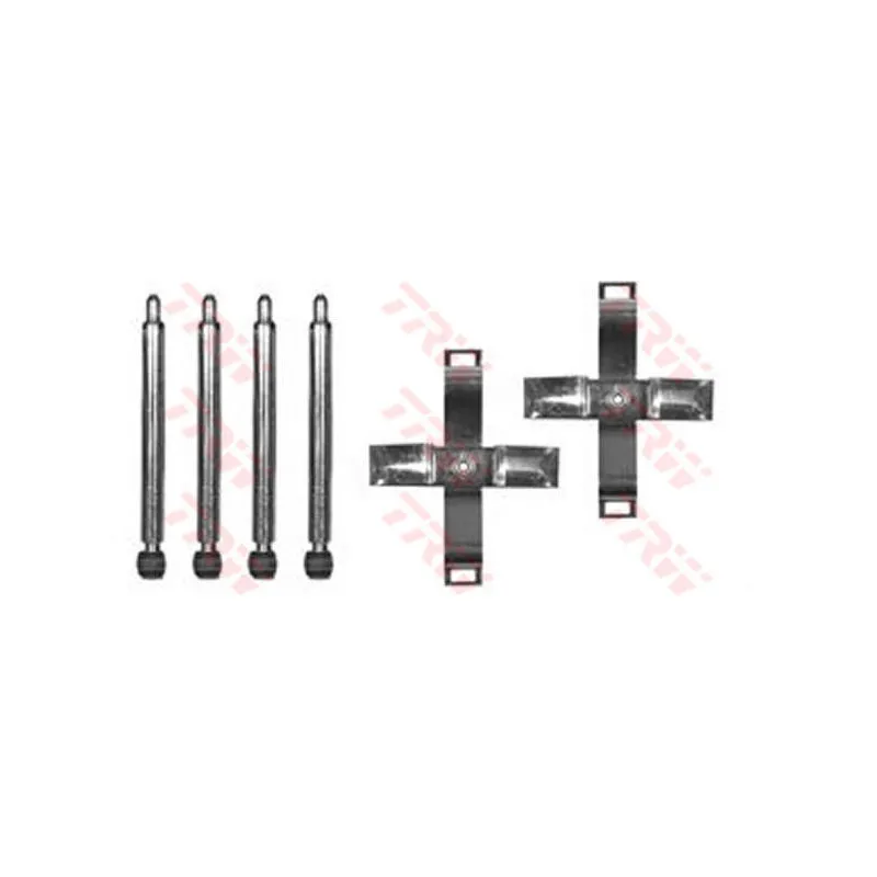 Kit d'accessoires, plaquette de frein à disque TRW PFK387