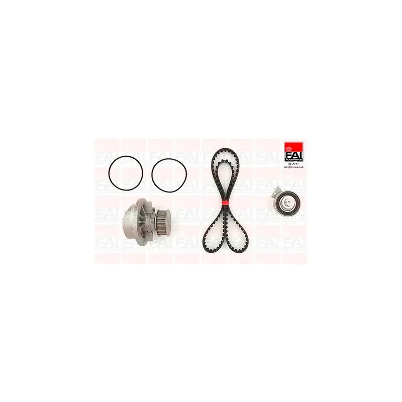 Pompe à eau + kit de courroie de distribution FAI AutoParts TBK53-6383