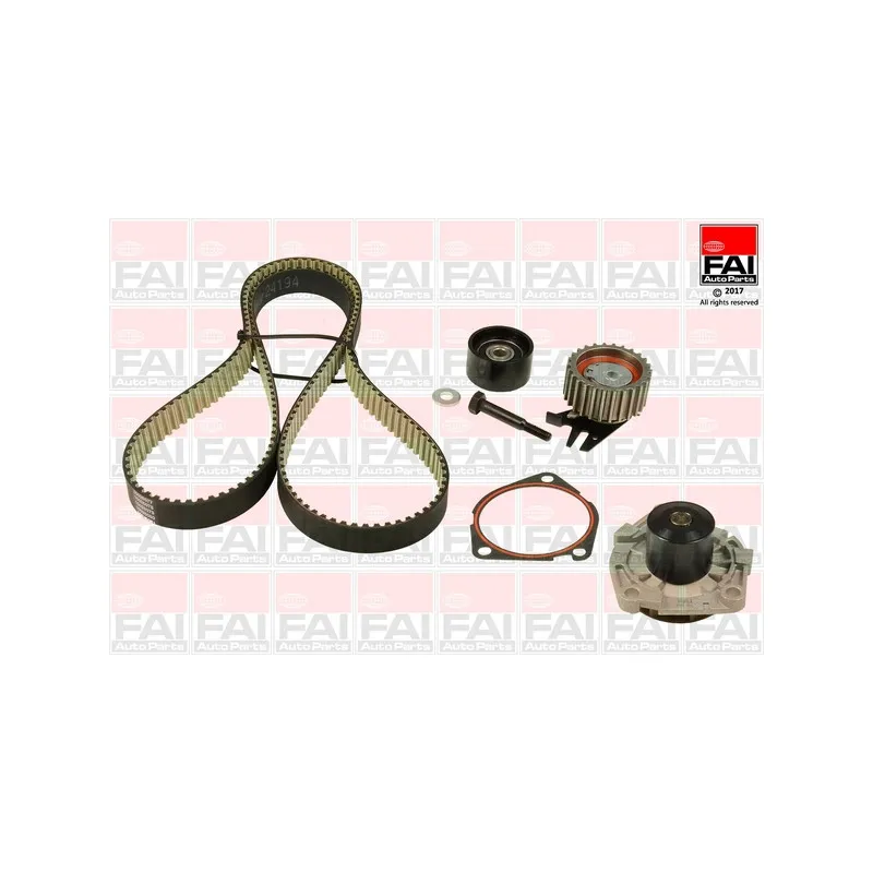 Pompe à eau + kit de courroie de distribution FAI AutoParts TBK535-6332