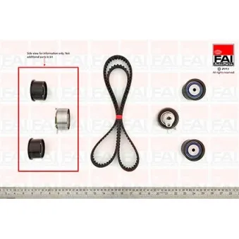 Kit de distribution FAI AutoParts TBK54