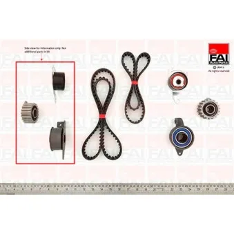 Kit de distribution FAI AutoParts TBK62