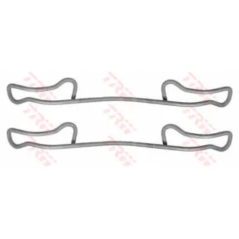 Kit d'accessoires, plaquette de frein à disque TRW PFK391
