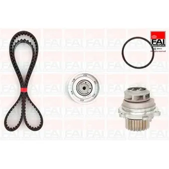 Pompe à eau + kit de courroie de distribution FAI AutoParts TBK90-6127