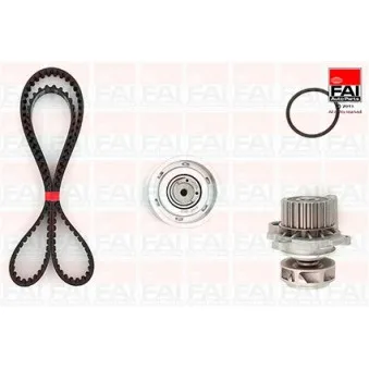 Pompe à eau + kit de courroie de distribution FAI AutoParts TBK90-6128