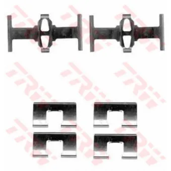 Kit d'accessoires, plaquette de frein à disque TRW PFK394
