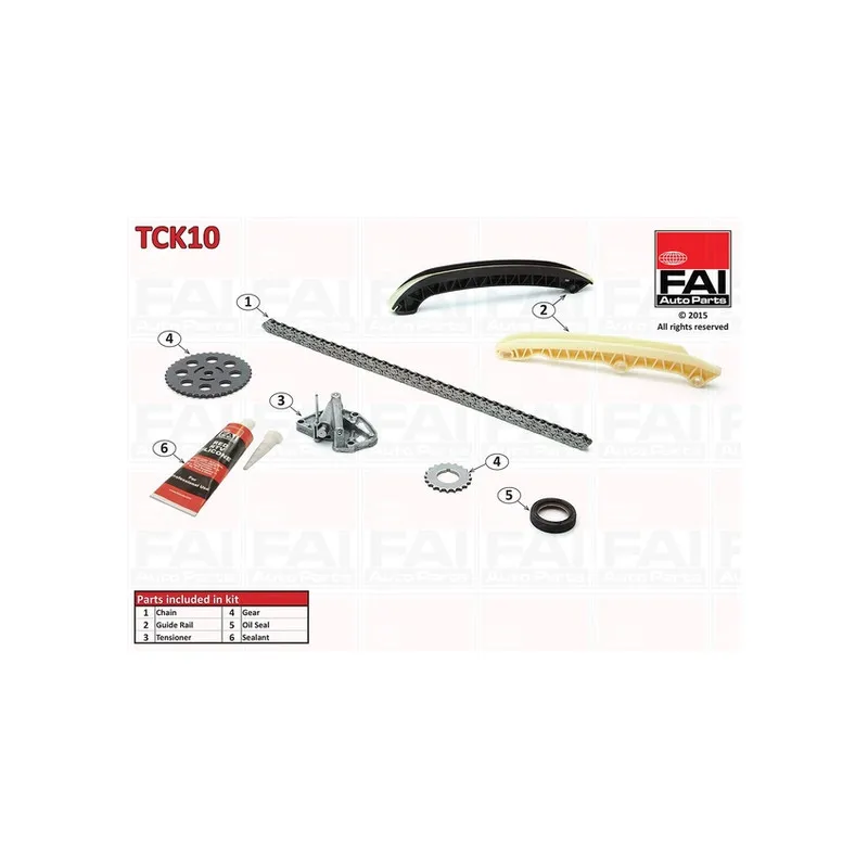 Kit de distribution par chaîne FAI AutoParts TCK10