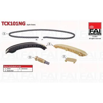 Kit de distribution par chaîne FAI AutoParts TCK101NG