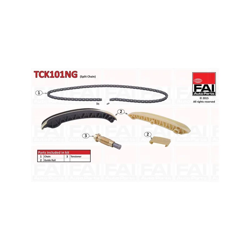 Kit de distribution par chaîne FAI AutoParts TCK101NG