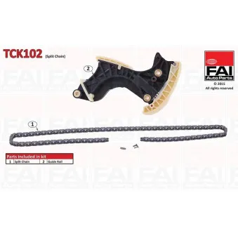 Kit de distribution par chaîne FAI AutoParts TCK102