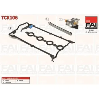 Kit de distribution par chaîne FAI AutoParts TCK106