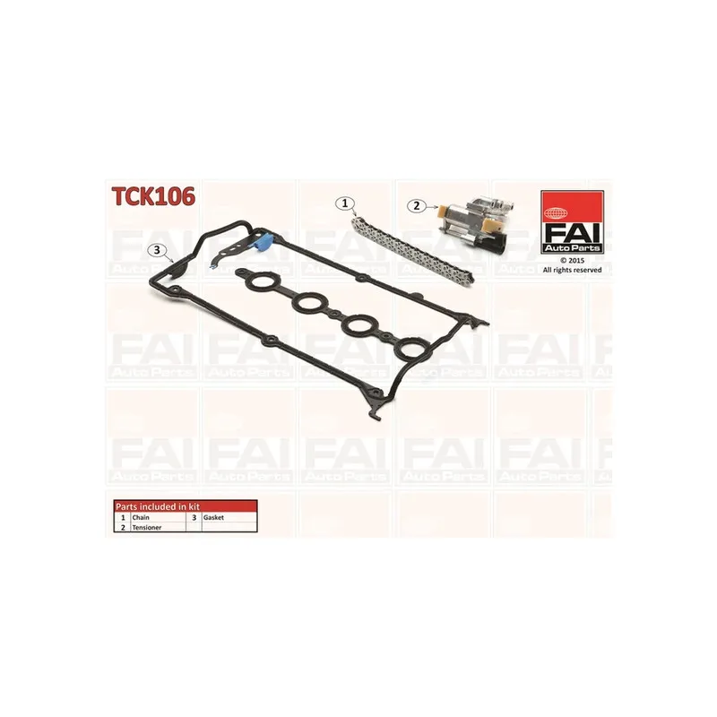 Kit de distribution par chaîne FAI AutoParts TCK106