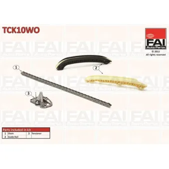 Kit de distribution par chaîne FAI AutoParts TCK10WO