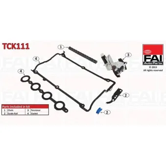 Kit de distribution par chaîne FAI AutoParts TCK111