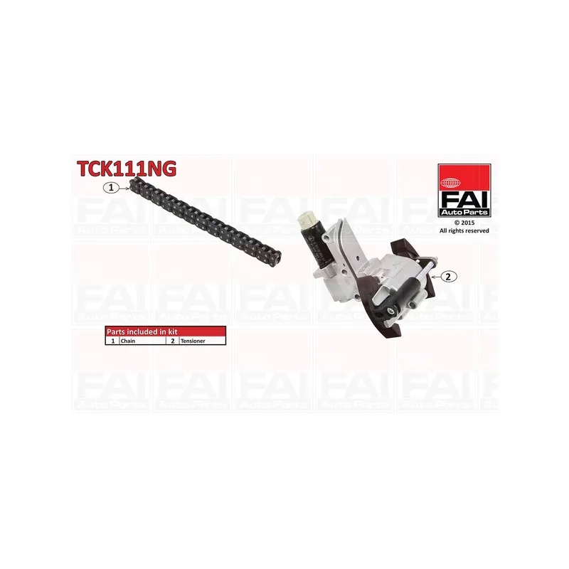 Kit de distribution par chaîne FAI AutoParts TCK111NG