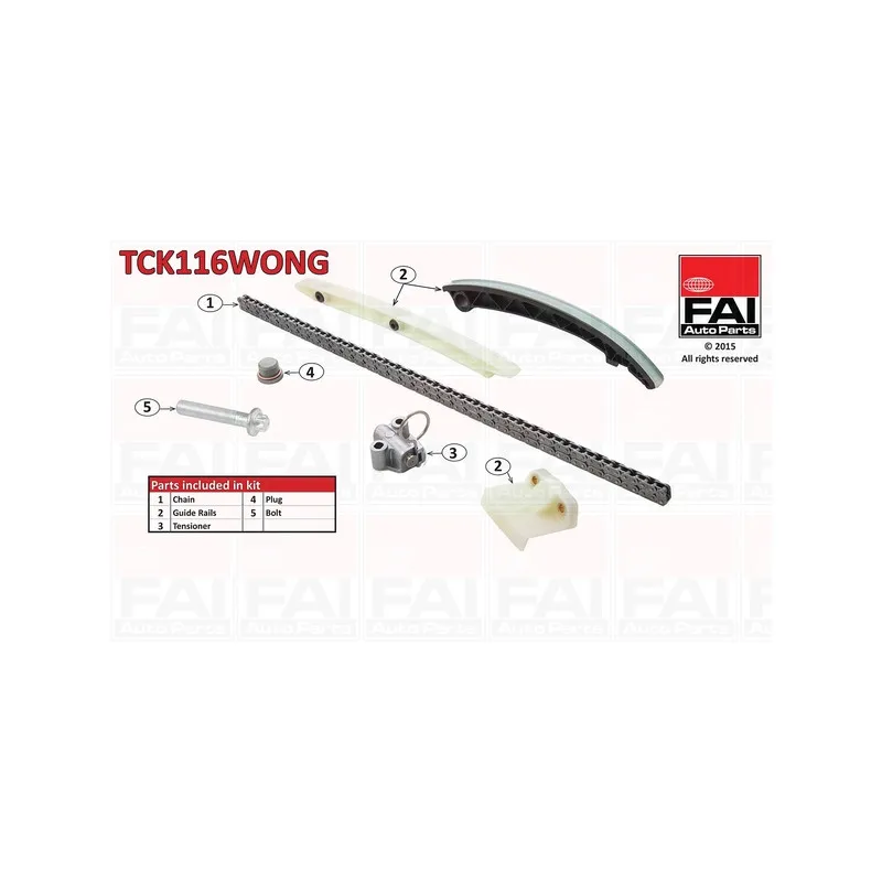 Kit de distribution par chaîne FAI AutoParts TCK116WONG